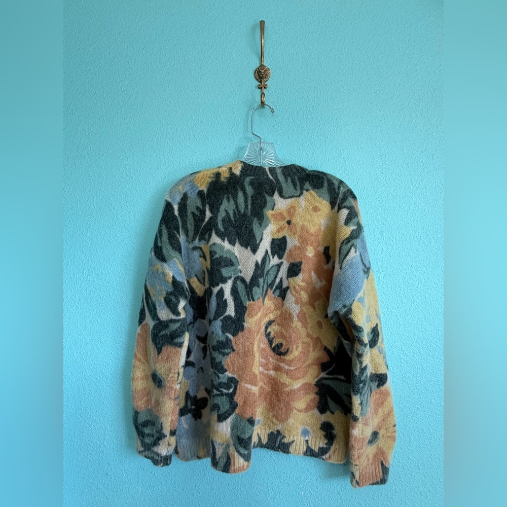 💎🇫🇷 RARE Sézane x Les Composantes Silene Jumper, Garden Flowers - Picture 5 of 10